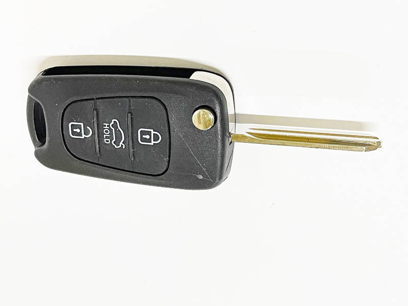 Корпус ключа дистанционного управления SPORTAGE, CEED, HYUNDAI i10, i20, i30, ix35 замками (Завод) ВС4 - фото №2