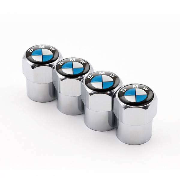 Колпак вентиля колеса BMW БМВ 4шт Тюнинг Серые (алюминий) (пр-во Завод) CH - фото №4