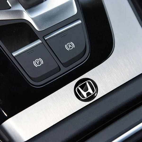 Наклейка с логотипом HONDA для авто и ключей, 15 мм, ПВХ-пластик, объёмная (пр-во Завод) СН - фото №5