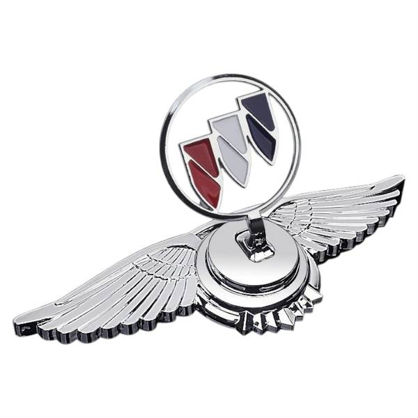 Эмблема прицел BUICK орлиные крылья Хром 215х70х72мм металл (на скотче) (пр-во Завод) CH - фото