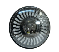 Фара LED ВАЗ 2101, 2121, ГАЗ, УАЗ, иномарки, мото 7 дюймов 60W 175х175х80мм ближний и дальний свет 1шт CH