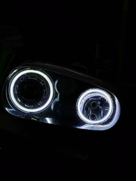 Ангельские глазки LED 95мм БЕЛЫЙ (светодиодные кольца) 1шт (пр-во Завод) CH - фото №7