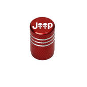 Колпак вентиля колеса Jeep красный 1шт металл (пр-во Завод) CH