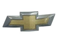 Эмблема CHEVROLET золотая+хром 230х82мм на направляющих (пр-во Завод) CH