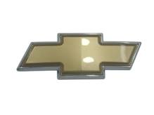 Эмблема CHEVROLET золотая+хром 130х50мм (на скотче и 2 направляющих) (пр-во Завод) CH