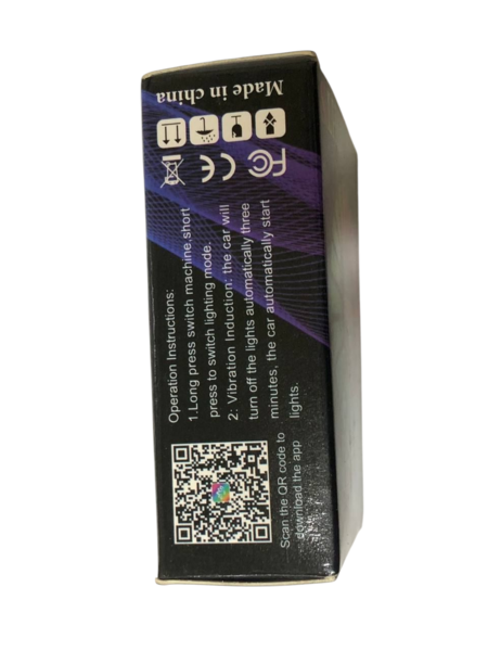 Ароматизатор автомобильный с LED подсветкой Music Light (аромат Океан) ВС7 - фото №4
