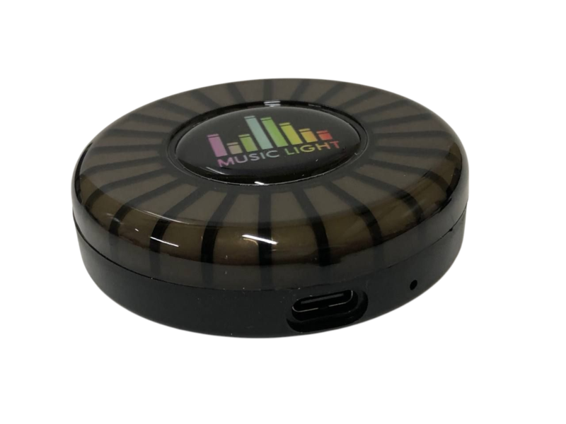 Ароматизатор автомобильный с LED подсветкой Music Light (аромат Океан) ВС7 - фото №5