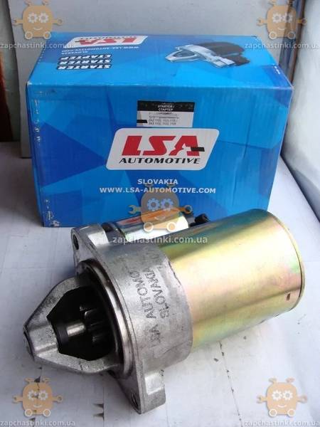 Стартер ЗАЗ 1102 - 1105 ДАНА, ТАВРИЯ, СЛАВУТА редукторный (LSA) ГС 81595 ПД 308975 З 546023 М 1194673 - фото
